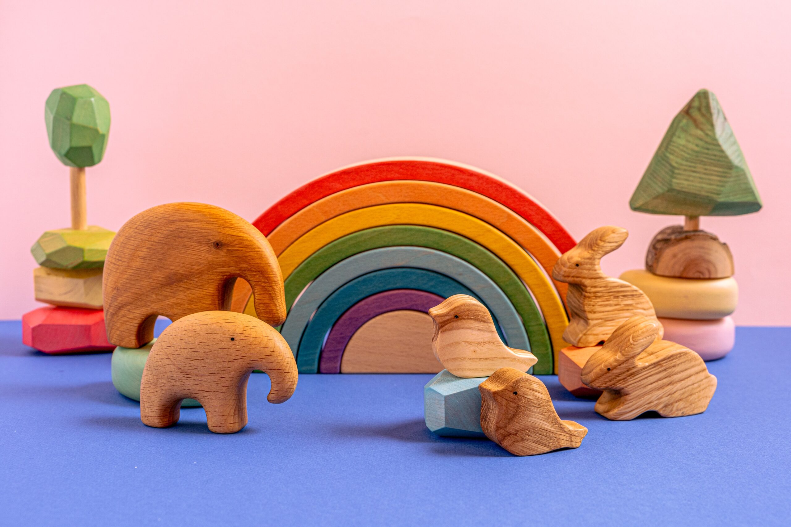 Des jouets en bois